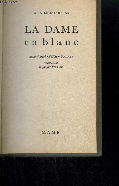 LA DAME EN BLANC - N379