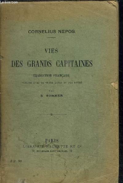 VIES DES GRANDS CAPITAINES