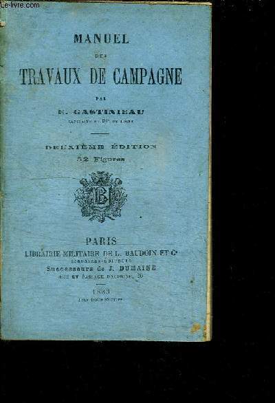 MANUEL DES TRAVAUX DE CAMPAGNE