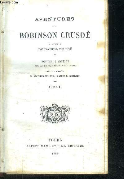 AVENTURES DE ROBINSON CRUSOE - TOME 2