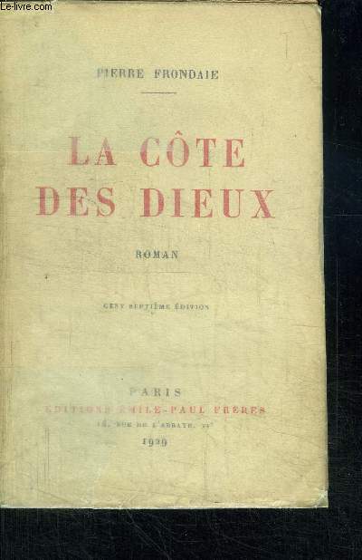 LA COTE DES DIEUX