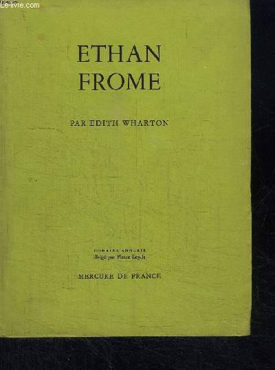 ETHAN FROME / COLLECTION DOMAINE ANGLAIS