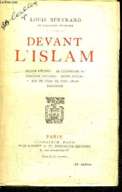 DEVANT L'ISLAM