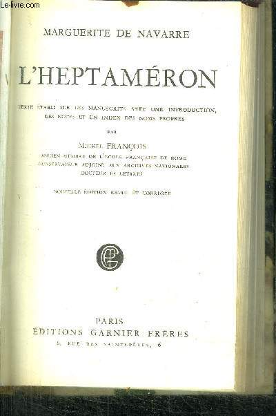 L'HEPTAMERON / NOUVELLE EDITION