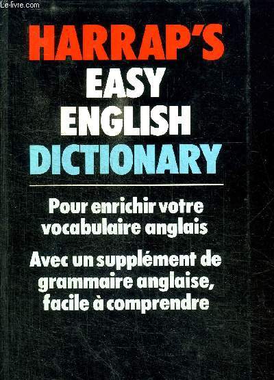 HARRAP'S EASY ENGLISH - DICTONARY