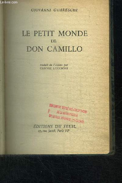 LE PETIT MONDE DE DON CAMILLO