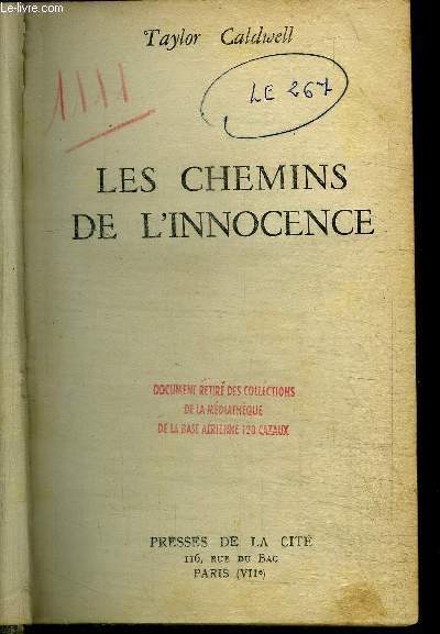 LES CHEMINS DE L'INNOCENCE