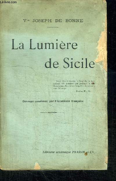 LA LUMIERE DE SICILE