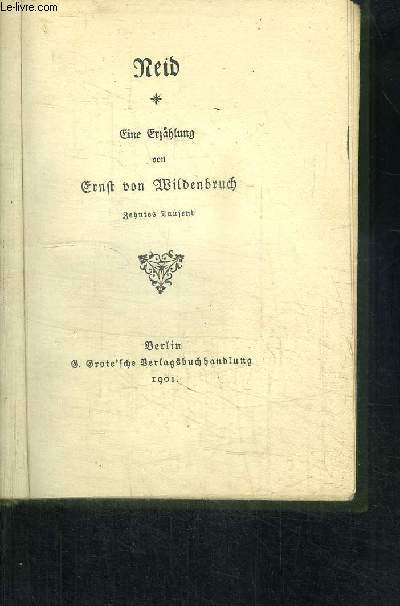 NEID - EINE ERZAHLUNG