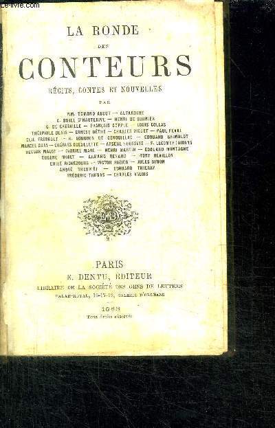 LA RONDE DES CONTEURS - RECITS CONTES ET NOUVELLES