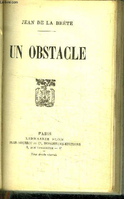 UN OBSTACLE