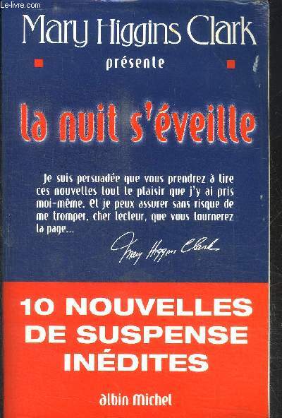 LA NUIT S'EVEILLE - 10 NOUVELLES DE SUSPENSE INEDITES