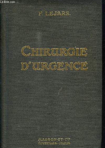 CHIRURGIE D'URGENCE / 6e EDITION