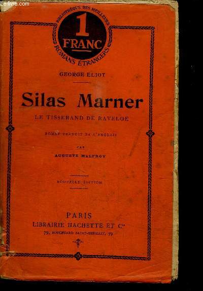 SILAS MARNER - LE TISSERAND DE RAVELOE