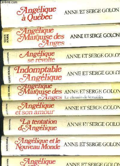 LOT DE 11 OUVRAGES / ANGELIQUE