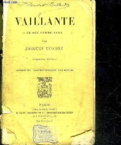VAILLANTE - CE QUE FEMME VEUT / 5e EDITION