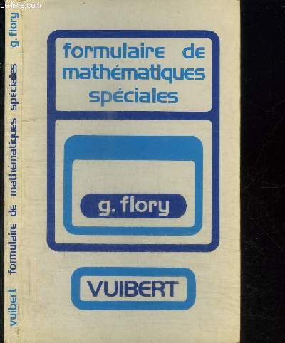 FORMULAIRE DE MATHEMATIQUES SPECIALES / 5e EDITION