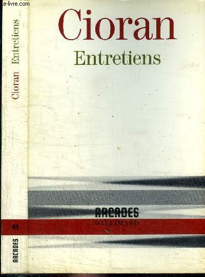 ENTRETIENS / COLLECTION ARCADES N41