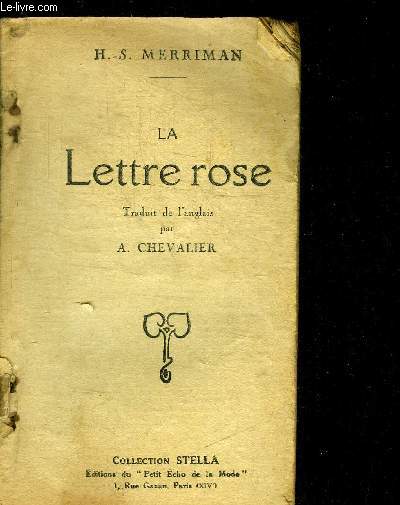 LA LETTRE ROSE / COLLECTION STELLA N8