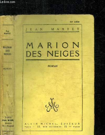 MARION DES NEIGES