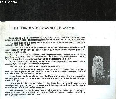 LA REGION DE CASTRES-MAZAMET