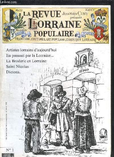 LE REVUE LORRAINE POPULAIRE N1 - DECEMBRE 1974