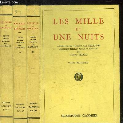 LES MILLE ET UNE NUITS - CONTES ARABES / 3 VOLUMES