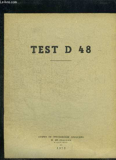 TEST D48 - T 10 C3
