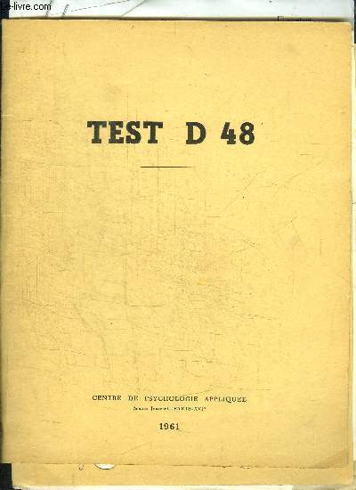 TEST D48 - CPA 4-48