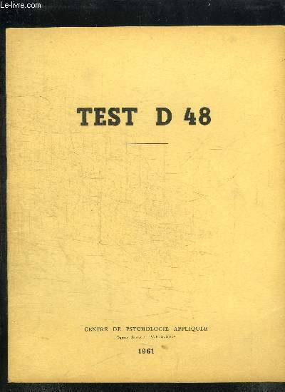 TEST D48 - CPA 4-48