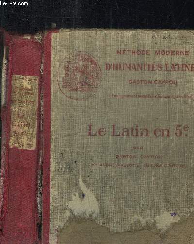 METHODE MODERNE D'HUMANITES LATINES - LE LATIN EN 5e - 4e EDITION