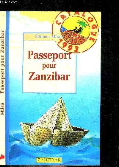PASSEPORT POUR ZANZIBAR / CATALOGUE 1993