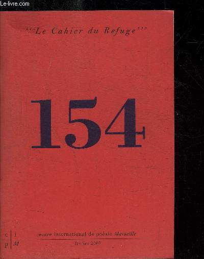 LE CAHIER DU REFUGE - 154 - FEVRIER 2007