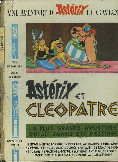 ASTERIX ET CLEOPATRE / UNE AVENTURE D'ASTERIX LE GAULOIS