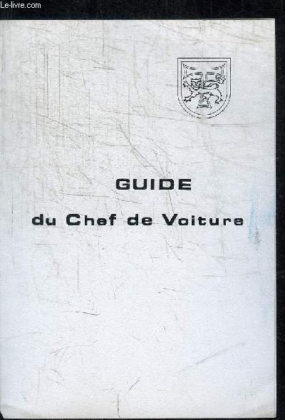 GUIDE DU CHEF DE VOITURE