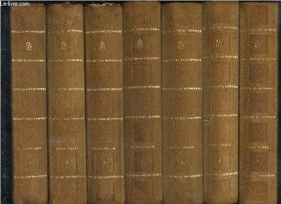 OEUVRES COMPLETES DE SHAKESPEARE - 7 VOLUMES - COMPLET