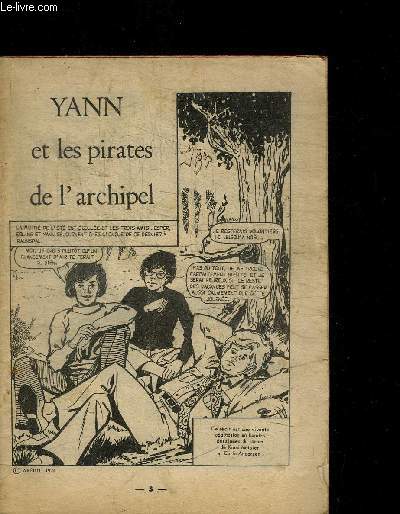 YANN ET LES PIRATES DE L'ARCHIPEL