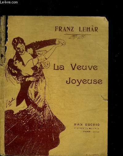 LA VEUVE JOYEUSE - PARTITION COMPLETE POUR CHANT SEUL