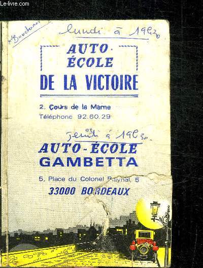 AUTO ECOLE DE LA VICTOIRE - GAMBETTA - BORDEAUX