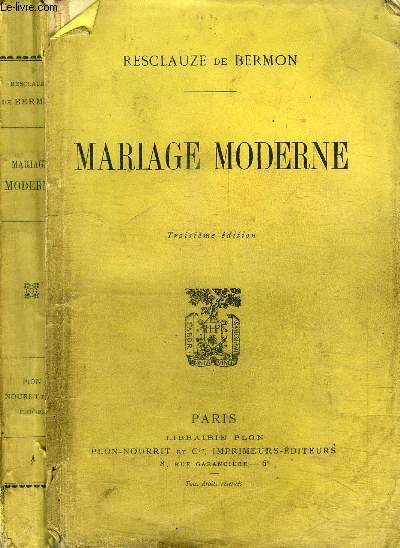 MARIAGE MODERNE