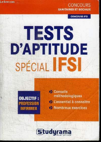 TESTS D'APTITUDE SPECIAL IFSI