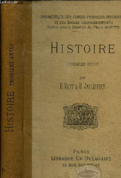 HISTOIRE (TROISIEME ANNEE)