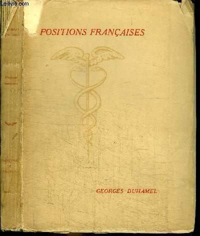 POSITIONS FRANCAISES - CHRONIQUES DE L'ANNEE 1939