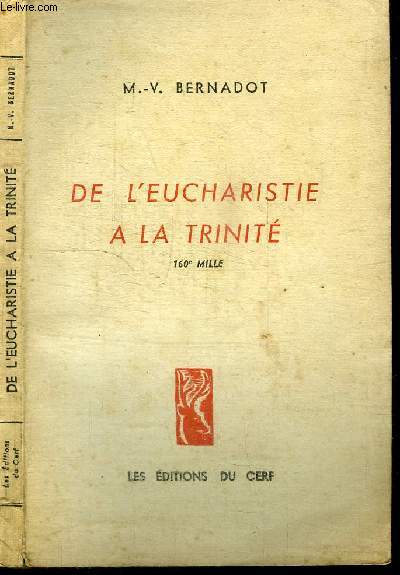 DE L'EUCHARISTIE A LA TRINITE