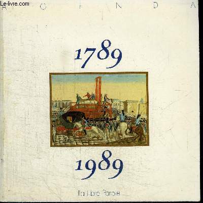AGENDA CONTRE-REVOLUTIONNAIRE 1789 -1989 -