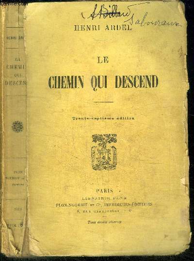 LE CHEMIN QUI DESCEND