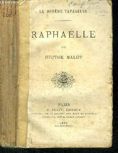 LA BOHEME TAPAGEUSE - RAPHAELLE