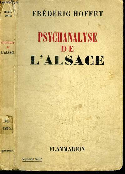 PSYCHANALYSE DE L'ALSACE
