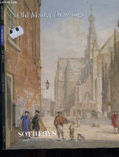 CATALOGUE DE VENTE AUX ENCHERES : OLD MASTER DRAWINGS - AMSTERDAM TUESDAY 10 NOVEMBER 1998