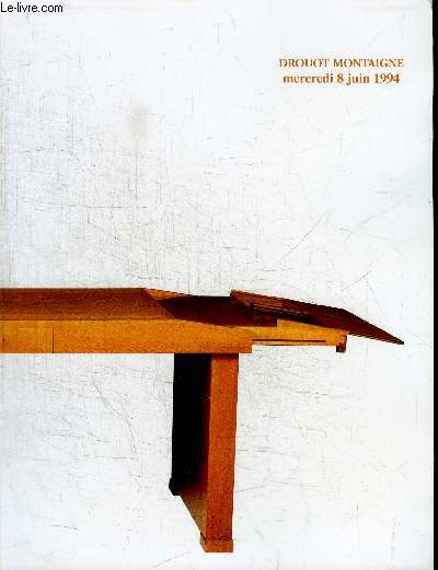 CATALOGUE DE VENTE AUX ENCHERES : ART NOUVEAU - ART DECO - 2EME PARTIE - MERCREDI 8 JUIN 1994